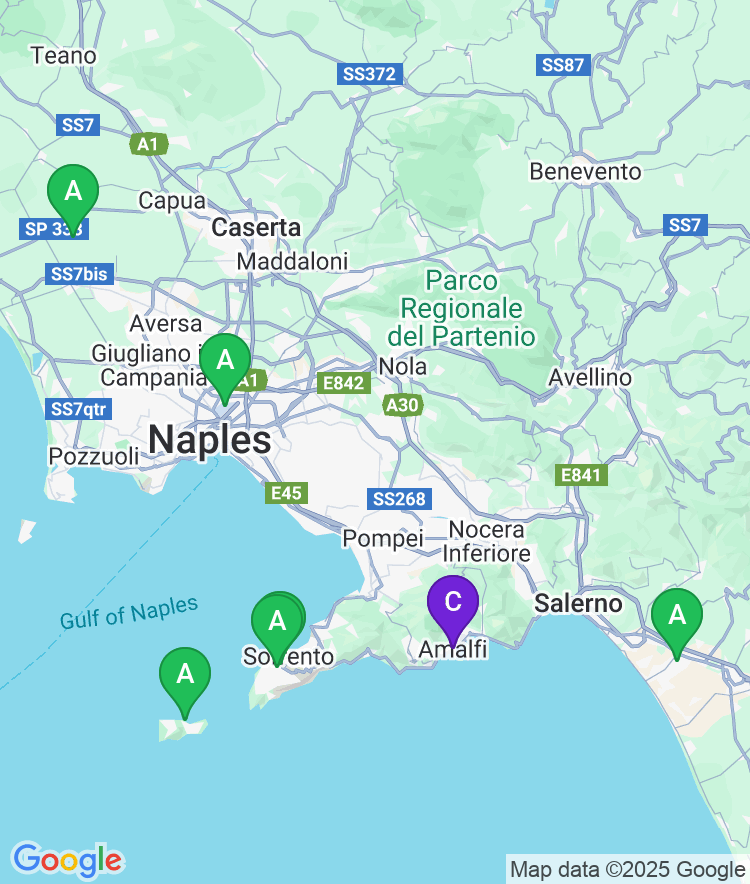 Amalfi Available Airport Options